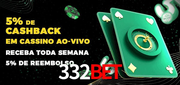 Promoções do cassino ao Vivo 332bet
